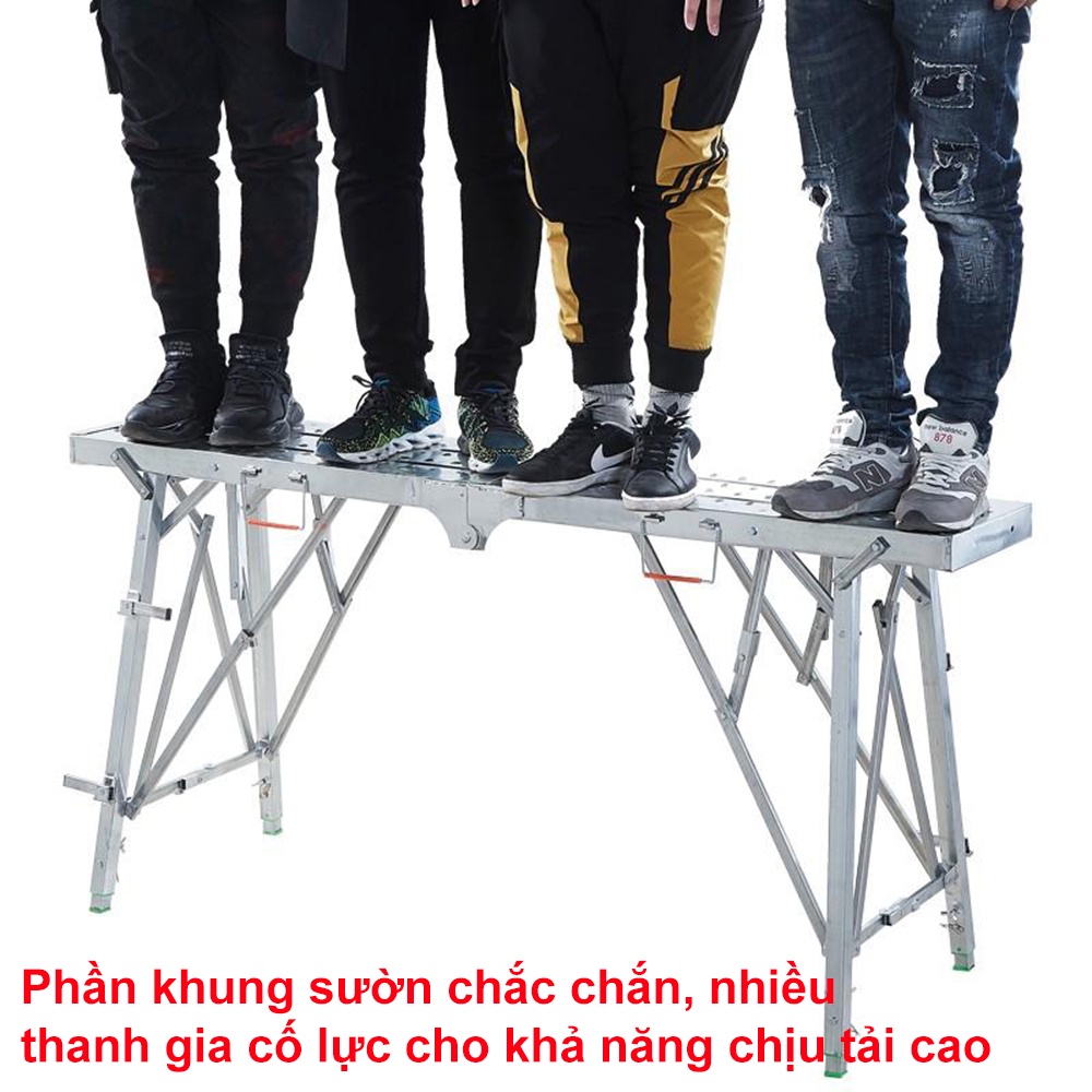 Giàn giáo gấp gọn, Thay đổi chiều cao theo ý muốn, Gấp gọn mang theo - Hàng chính hãng NIKITA - MD02