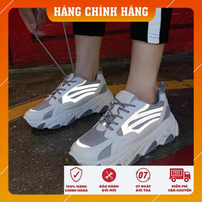 [Chính Hãng] Giày thể thao nữ độn đế phản quang kiểu dáng 007 [HÀNG CHÍNH HÃNG ]