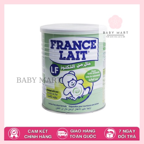 Sữa France Lait LF 400g (Cho trẻ tiêu chảy, không dung nạp Lactose)