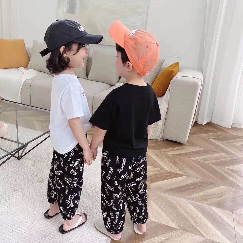 Bộ Quần Áo 100% Cotton Thời Trang Mùa Hè Cho Bé Trai