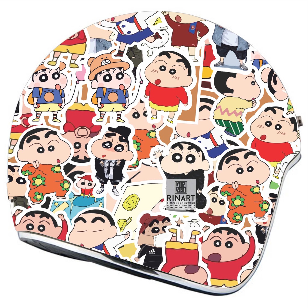 STICKER SHIN BÚT CHÌ SIÊU CHẤT DÁN TRANG TRÍ