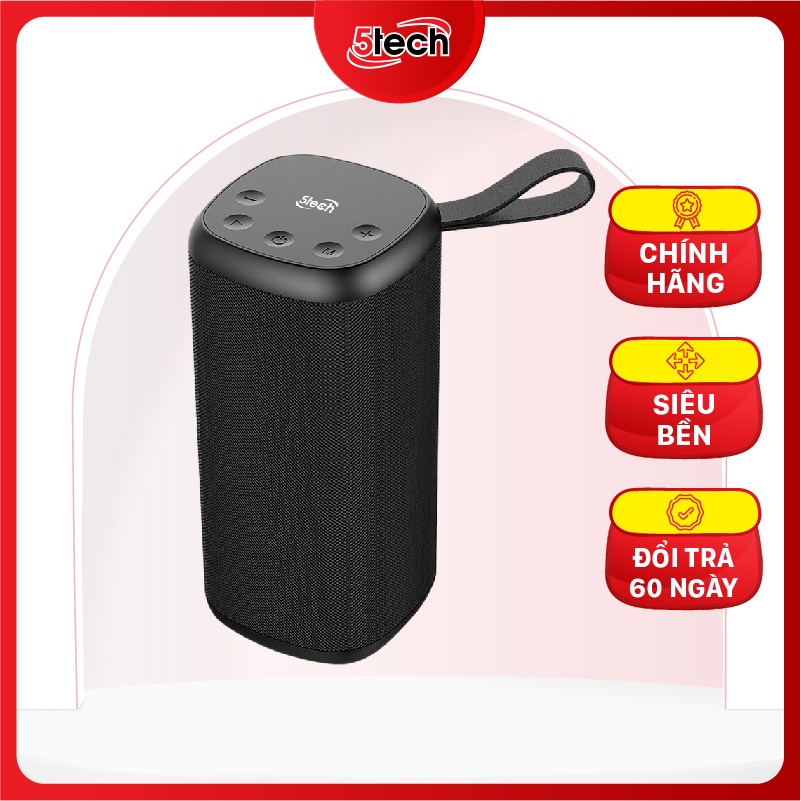 Loa bluetooth 5TECH BS2 chính hãng, loa mini cầm tay di động nghe nhạc cực đỉnh cho âm thanh sống động mạnh mẽ
