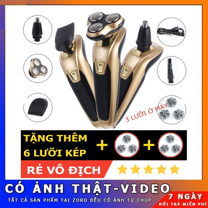 [ BÁN LỖ XIN 5 SAO ] [NHẬP SKYT56789 GIẢM 10K] Máy Vệ Sinh Cá Nhân Đa Năng 3 Trong 1 Cắt Tóc Cạo Râu Tỉa Lông Mũi
