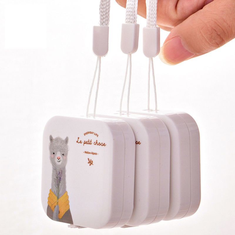 Thước cuộn mini đa năng tiện dụng in họa tiết xinh xắn