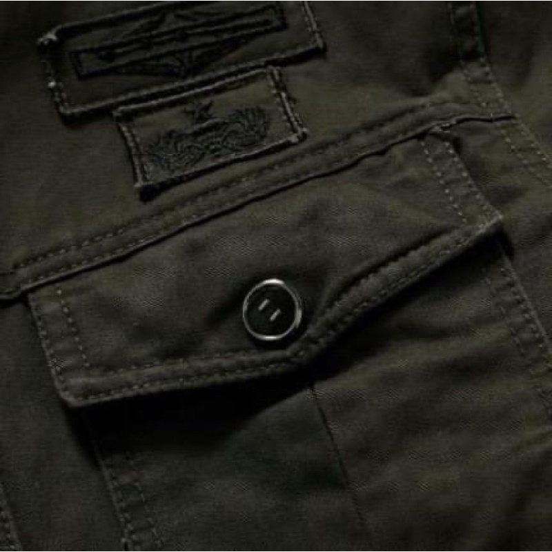 Áo khoác kaki phi công_dã ngoại