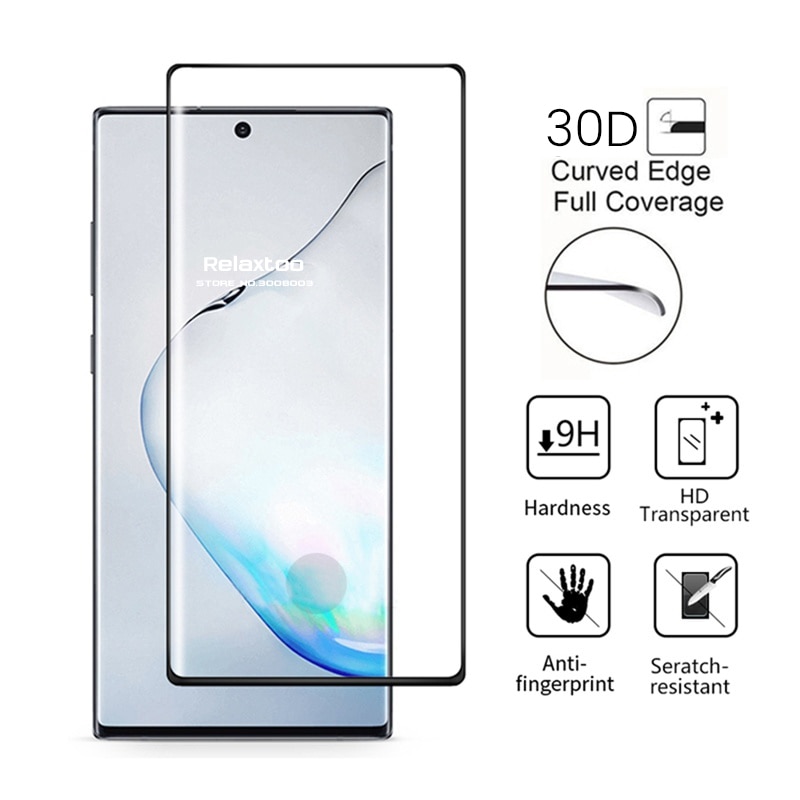 Kính cường lực bảo vệ màn hình và camera 2 trong 1 cho Samsung Note 10 Samsung Note10 Plus (Có bán lẻ)