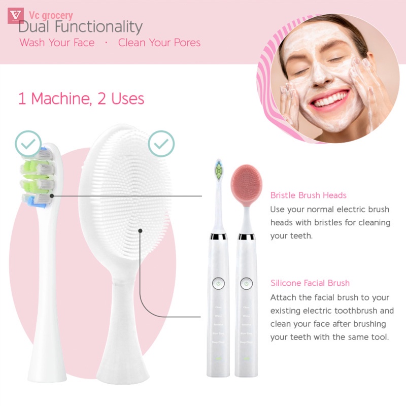 [FREESHIP] Bàn Chải Silicon Mát Xa Làm Sạch Sâu Cho Da Mặt