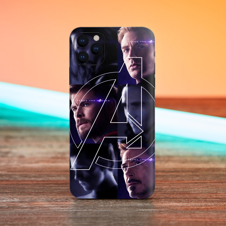 Miếng Dán Skin Điện Thoại In Hình Avenger 3 Cho Iphone 6/ 7/ 8/ X/ XS/ 11/ 11 Pro Max Và Các Dòng Máy Android