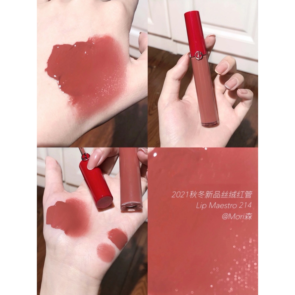 Son Môi Armani 405 Màu Đỏ Nhung Lì Thời Trang#