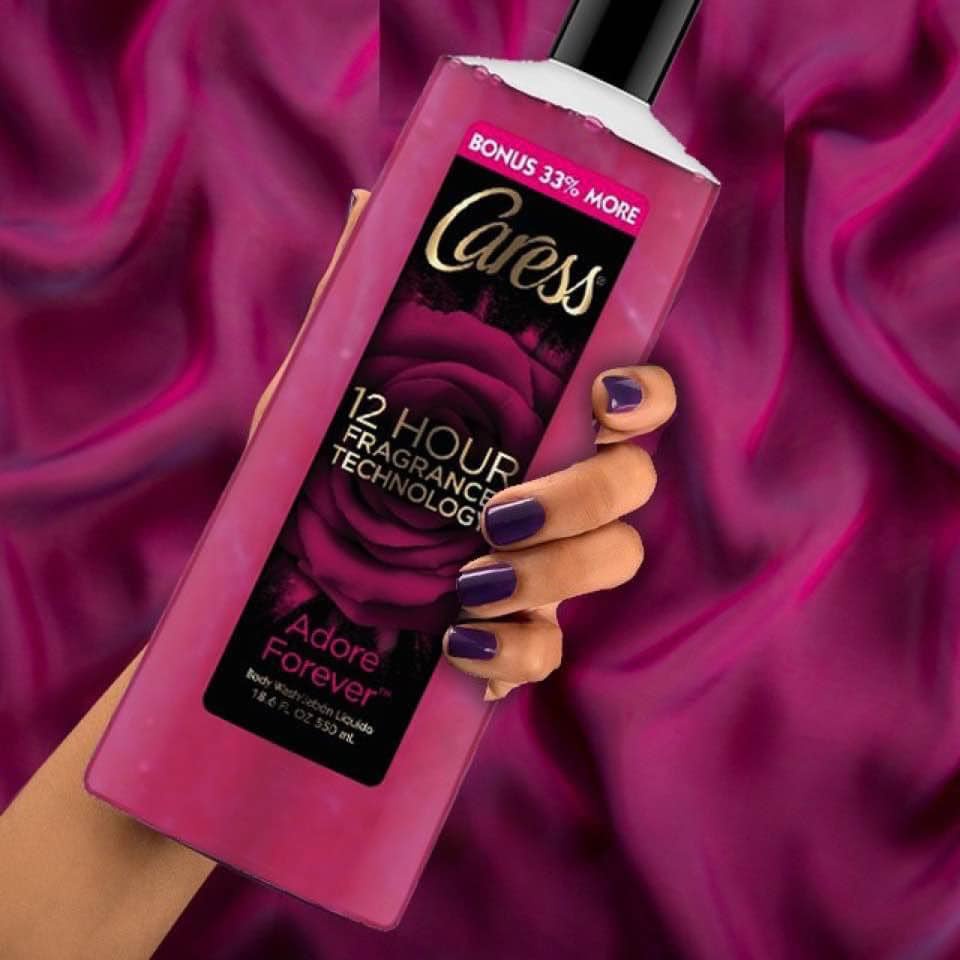 Sữa tắm caress 12 hour adore forever hương hoa hồng caress xuất xứ Mỹ 550ml