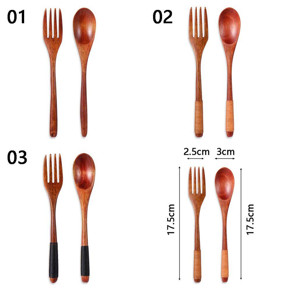 GOGOUP Bộ Muỗng Nĩa Ăn Tráng Miệng Handmade Phong Cách Nhật Bản