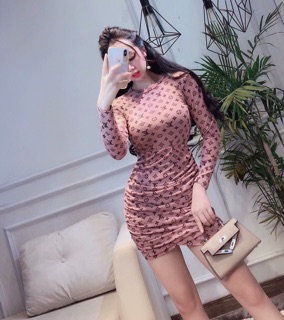 Váy body dúm (2 màu ảnh thật)