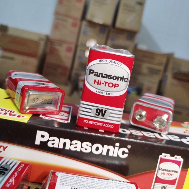 Pin Panasonic 9V 12viên/hộp