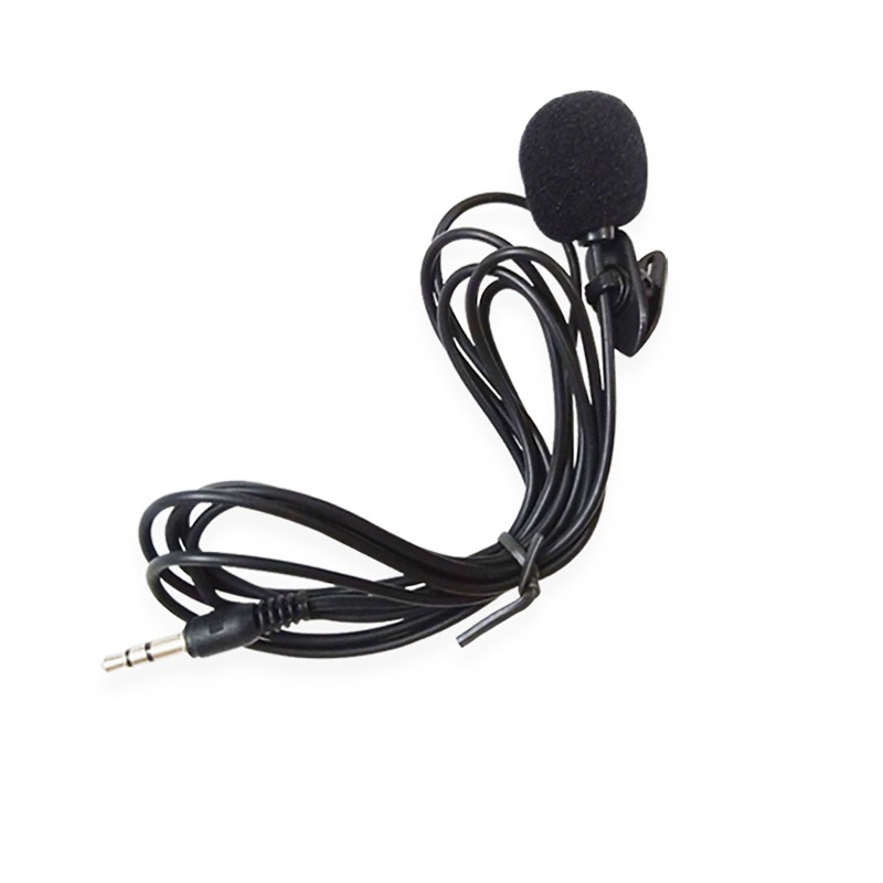 Micro 3.5mm nhỏ rảnh tay có dây đeo cổ cho máy tính xách tay khi quay video YouTube/ hội nghị truyền hình/ Vlog