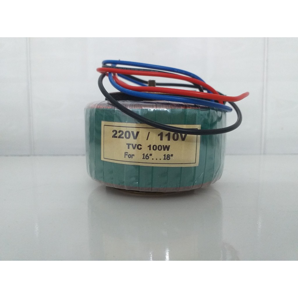 BIẾN ÁP XUYẾN DÂY ĐỒNG CHẤT 100% NGÕ VÀO 220V RA 110V CÔNG SUẤT 100W KHÔNG PHÁT SINH NHIỆT