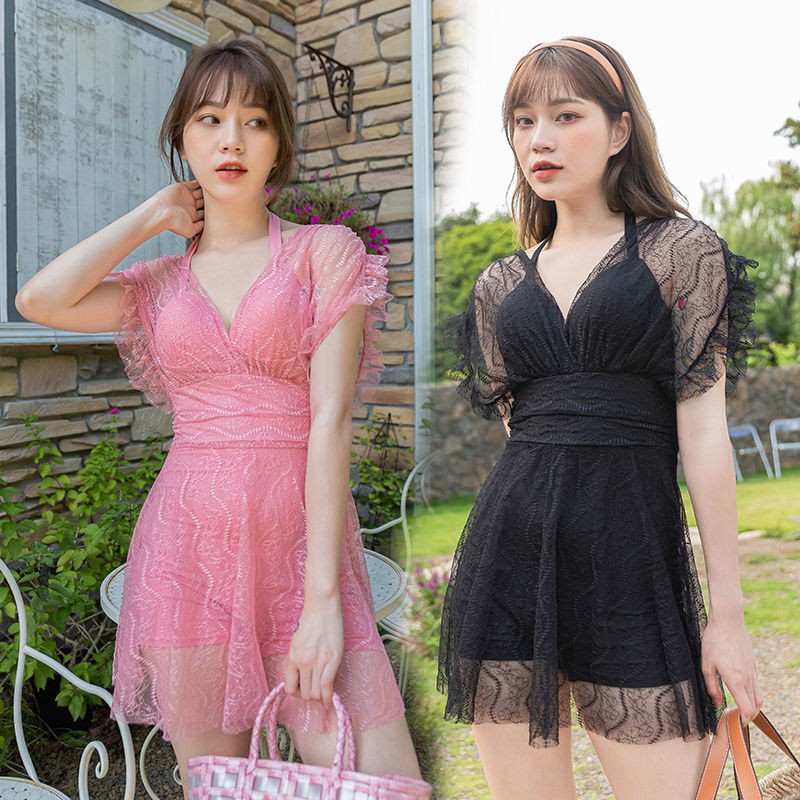 tu dungÁo tắm một mảnh nước nóng màu đỏ lưới xẻ tà kiểu mới nữ sexy khoét ngực góc thép hỗ trợ 823 hot spring-fi