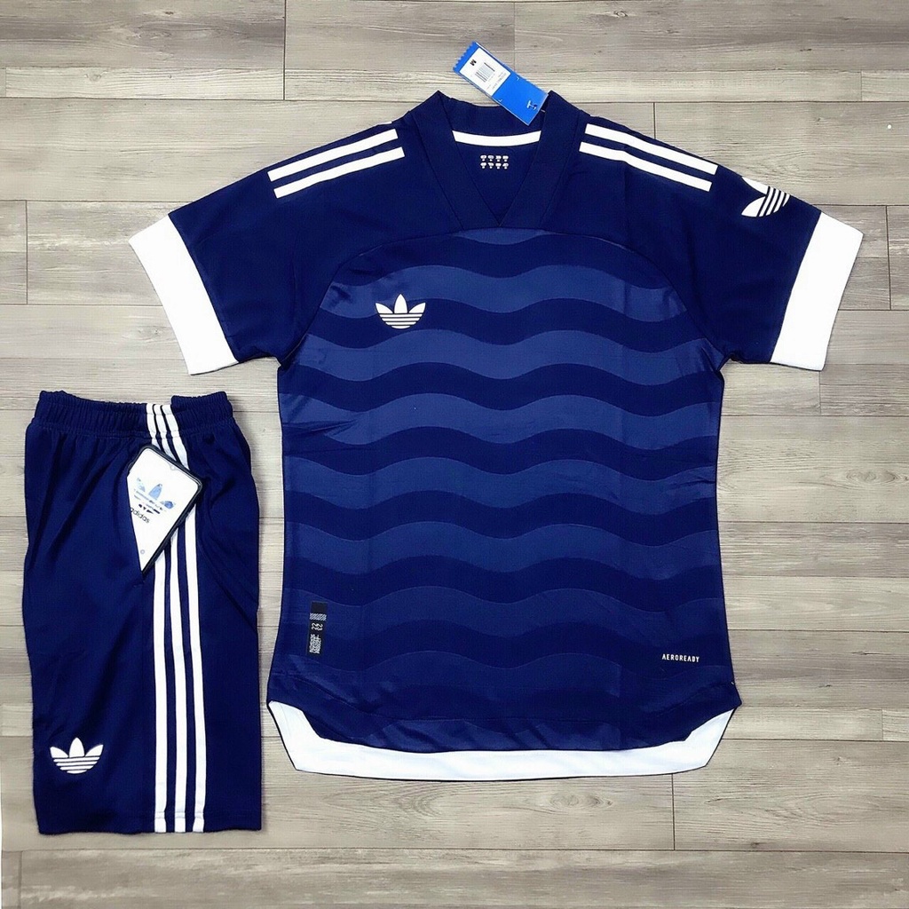 Quần Áo Bóng Đá, Áo Thể Thao Ba Lá A.D.I.D.A.S - Vải Thái Gai Lưới Mềm Thấm Hút Mồ Hôi