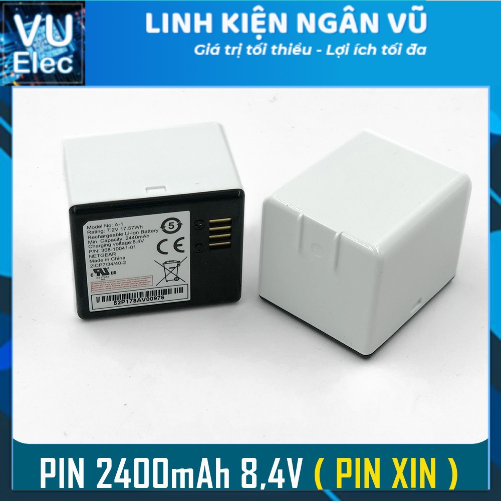 Pin ARLO A1 Lithium 2440mAh 8.4V - PIN xịn hãng Netgear chuyên dùng cho Camera VMA4400 VMS4230P và sạc dự phòng