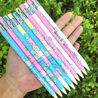 Bút chì bấm ngòi to hình gấu mèo
