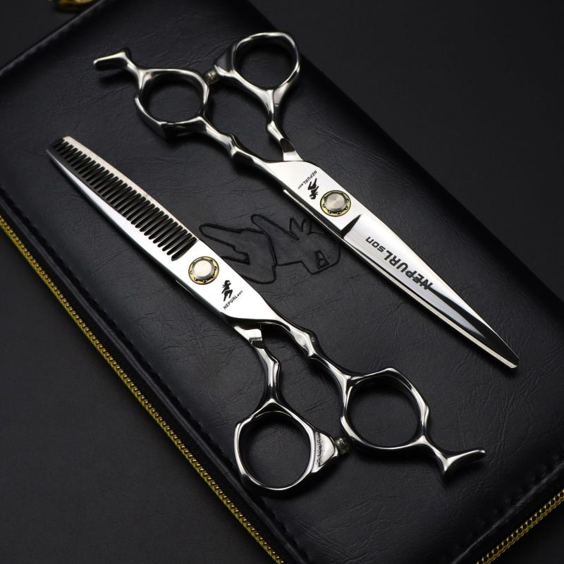 Kéo Cắt Tóc Kích Thước 6.0 Inch Có Răng Cưa Chất Lượng Cao