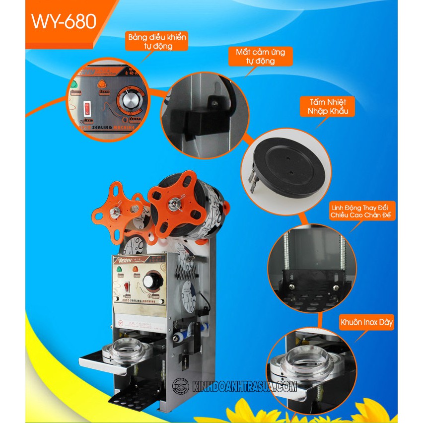Máy Dập Cốc Bán Tự Động Verly WY-680