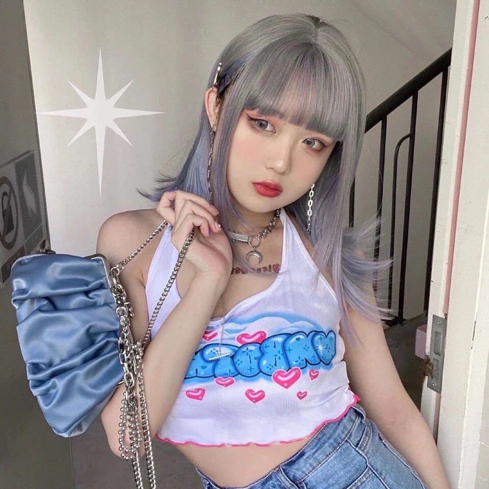Áo crop top dây thời trang dành cho nữ 2021