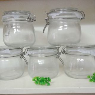 hũ  thủy tinh nắp cài Fido 500ml