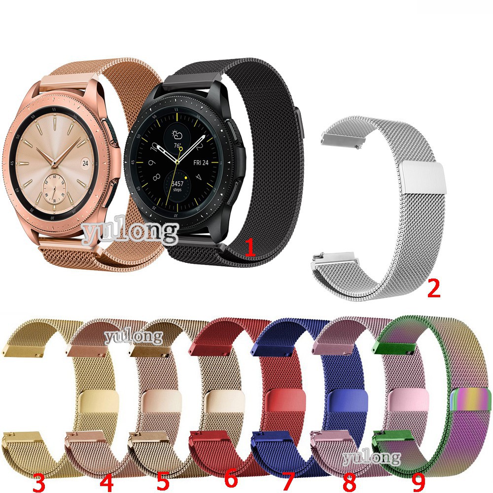 Dây đeo Milanese Loop thay thế tiện dụng cho đồng hồ thông minh Samsung Galaxy Watch 42mm 46mm