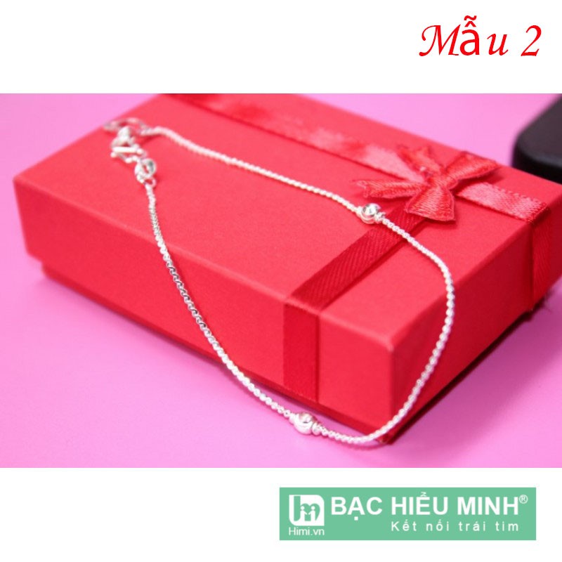 Lắc tay nữ bạc 925 HIMI LTU001 kiểu hàn quốc bạc thật đơn giản sáng đẹp - BẠC HIỂU MINH | BigBuy360 - bigbuy360.vn