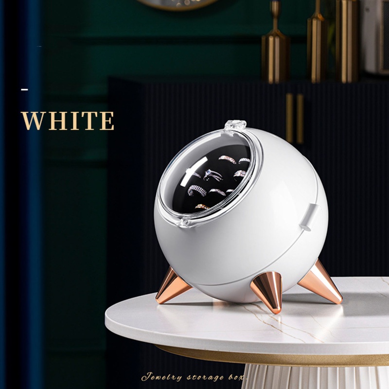 Hộp Đựng Trang Sức Trong Suốt Có Nắp Đậy Tiện Dụng