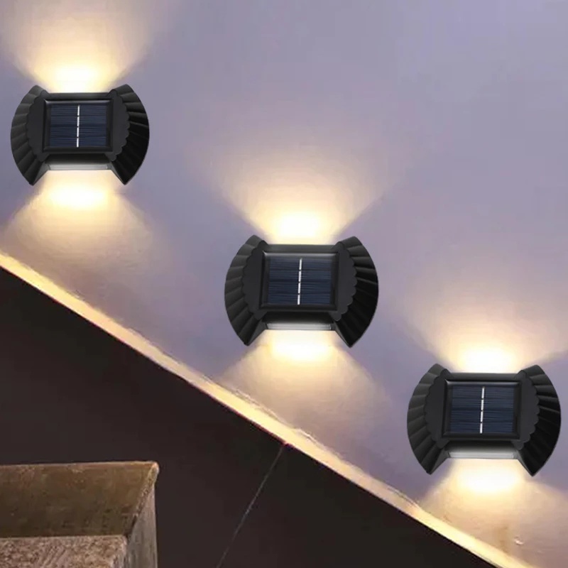 Đèn LED Gắn Tường Sử Dụng Năng Lượng Mặt Trời Chống Thấm Nước Trang Trí Ngoài Trời