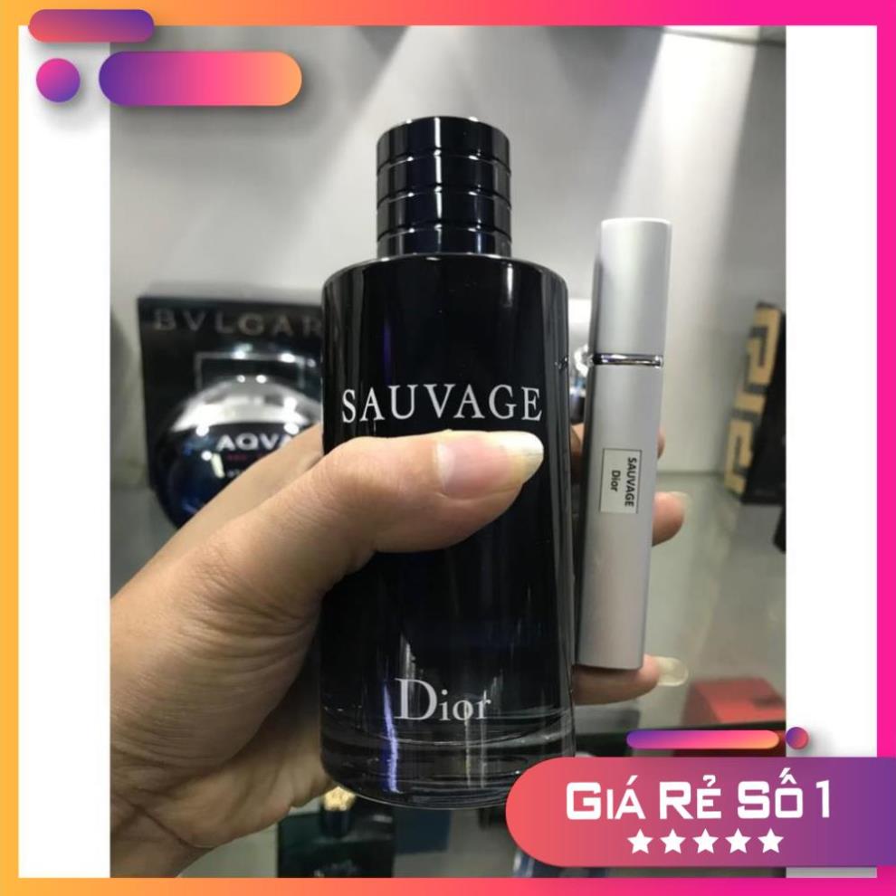 20[CHÍNH HÃNG]-[FREESHIP - Nước hoa nam Sauvage Eau De Toilette (EDT) 100ml chính hãng Pháp