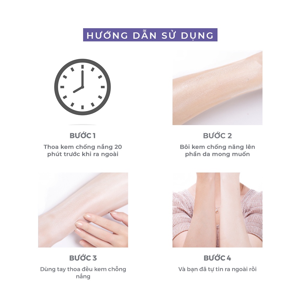 Kem chống nắng nâng tone dạng sữa Banobagi Milk Thistle Repair Sunscreen 50ml (tặng tuýp 15ml) LUVELA CN11