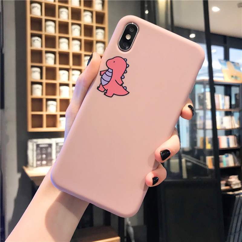 Ốp lưng iphone Khủng long bé nhỏ TPU trơn dẻo mềm 6/6plus/6s/6splus/7/7plus/8/8plus/x/xs/11/12/pro/max/plus/promax | BigBuy360 - bigbuy360.vn