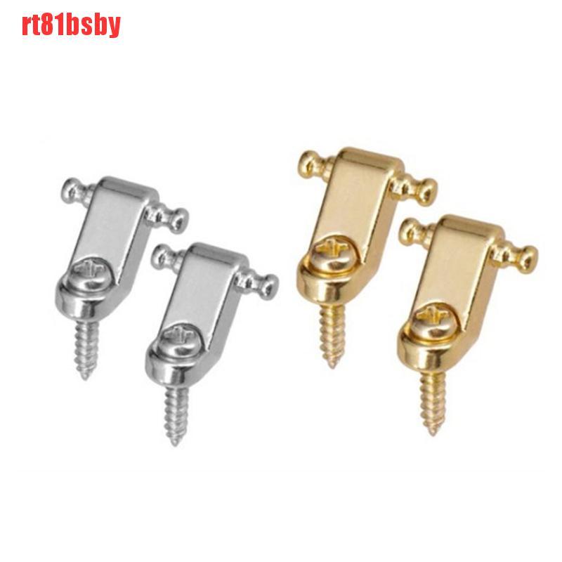 [rt81bsby]2Pcs Electric Guitar Roller String Trees String Retainer Mounting Guitar Guide