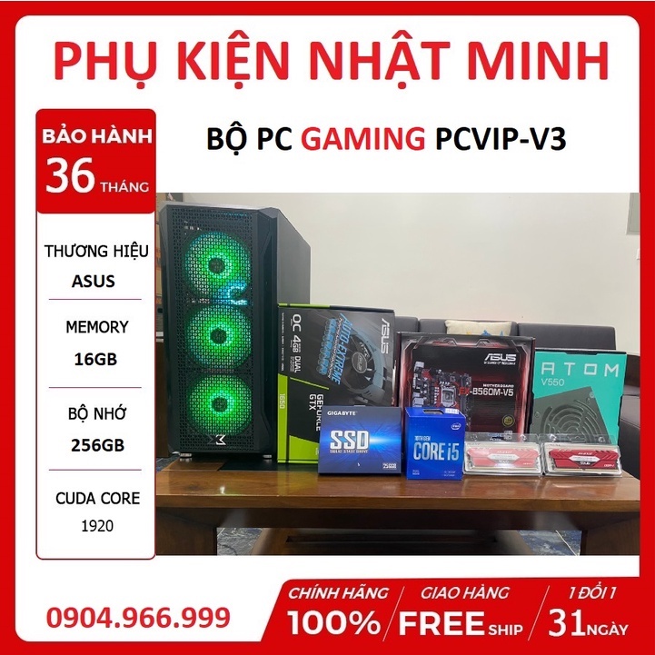 Bộ máy tính PC B560+i5 10400F+16GB+1650 4GB- PC siêu gaming hàng VIP gamer thách thức mọi tựa game giá không thể rẻ hơn