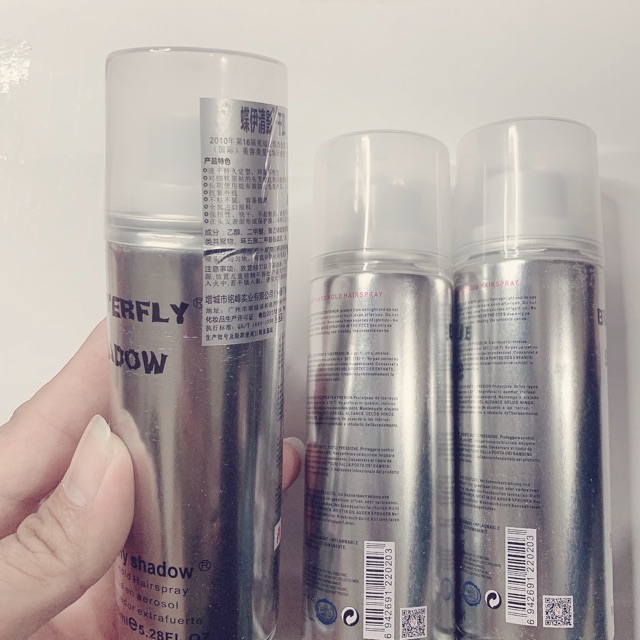 Gôm xịt tóc butterfly shadow - 150ml