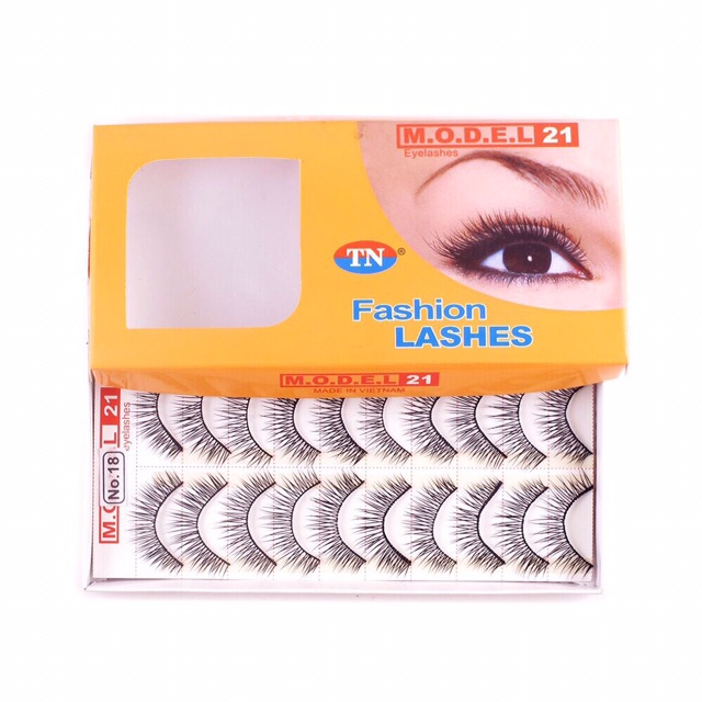 Hộp lông mi giả 10 cặp fashion eyelashes 10 pairs model 21