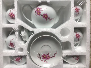 Bộ ấm chén sứ bát tràng