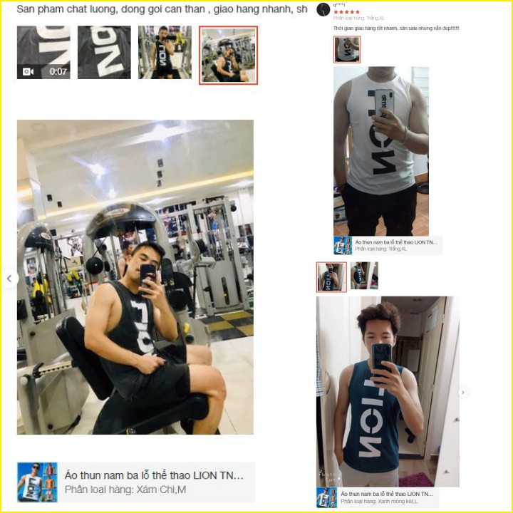 [Xã hàng] Áo thun nam TN105 ba lỗ đẹp sư tử vải sợi tre tổng hợp nhiều màu | BigBuy360 - bigbuy360.vn