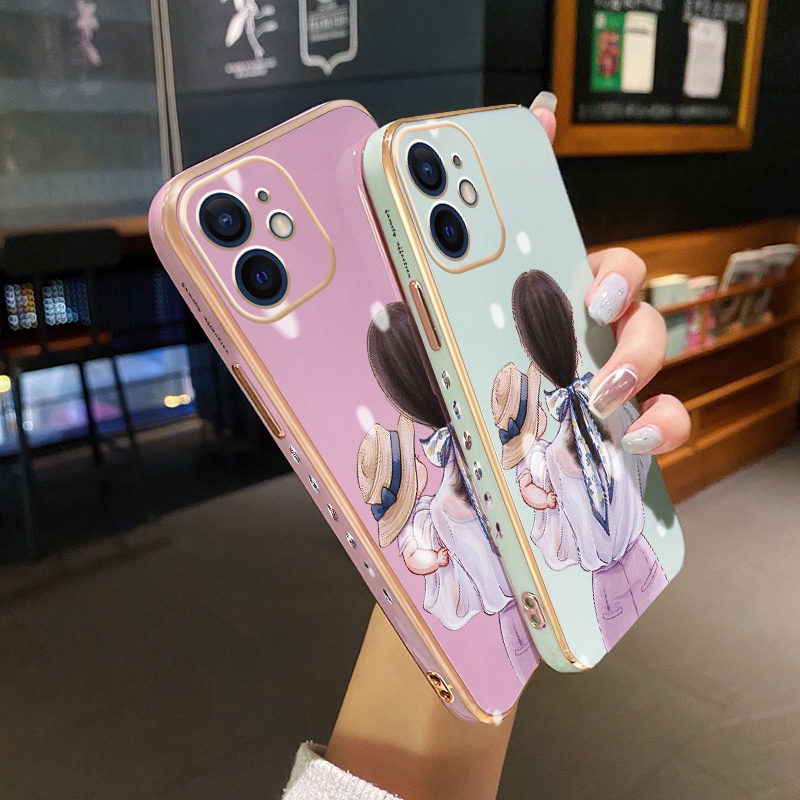 Ốp Điện Thoại Viền Vuông Mạ Điện Bảo Vệ Toàn Diện Cho Xiaomi MI 11 Lite 4G 11 Lite 5G 11 Lite 5G Ne