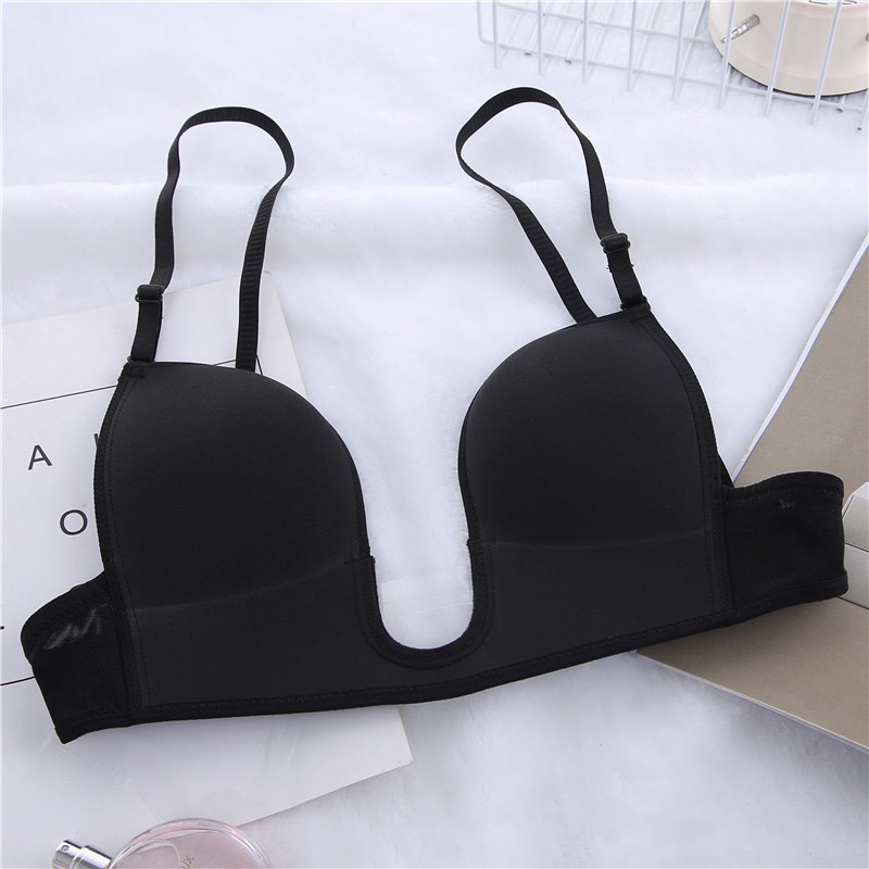 Áo Lót Nữ Đúc Su Chữ U Nâng Ngực thiết kế trơn tôn vòng 1 MÃ AL44