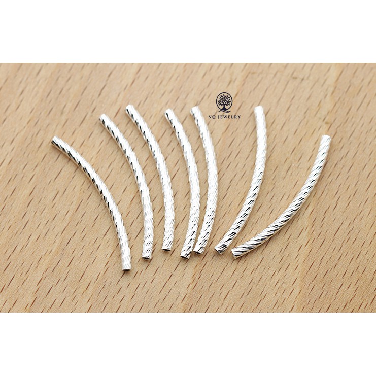 Charm bạc hình ống xoắn - NQ Jewelry