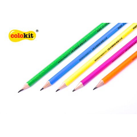 [Sản phẩm mới] Bút Chì Gỗ Colokit GP-C003 - THẾT KẾ HÌNH TAM GIÁC – MÀU NEON NỔI BẬT (Hộp 10 cây)