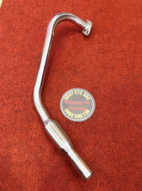 Cổ pô inox 304 gắn lon 4road & DranTurismo cho Vario/SHVN/AB 125-150 /Click THÁI