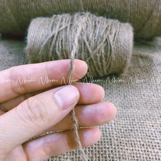 Dây thừng dây gai 2 li trang trí gói qùa làm handmade