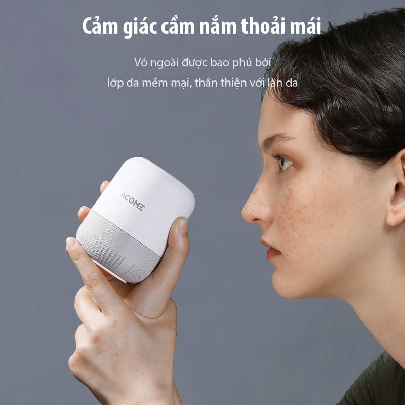 Loa Bluetooth ACOME A11 Công Suất 5W Bluetooth 5.0 Công Nghệ TWS Kiểu Dáng Nhỏ Gọn Chất Âm Trầm Bảo Hành 12 Tháng