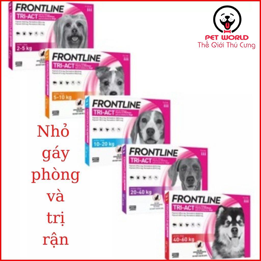 [1 Tuýp] Thuốc nhỏ gáy trị ve rận Frontline Plus cho chó mèo
