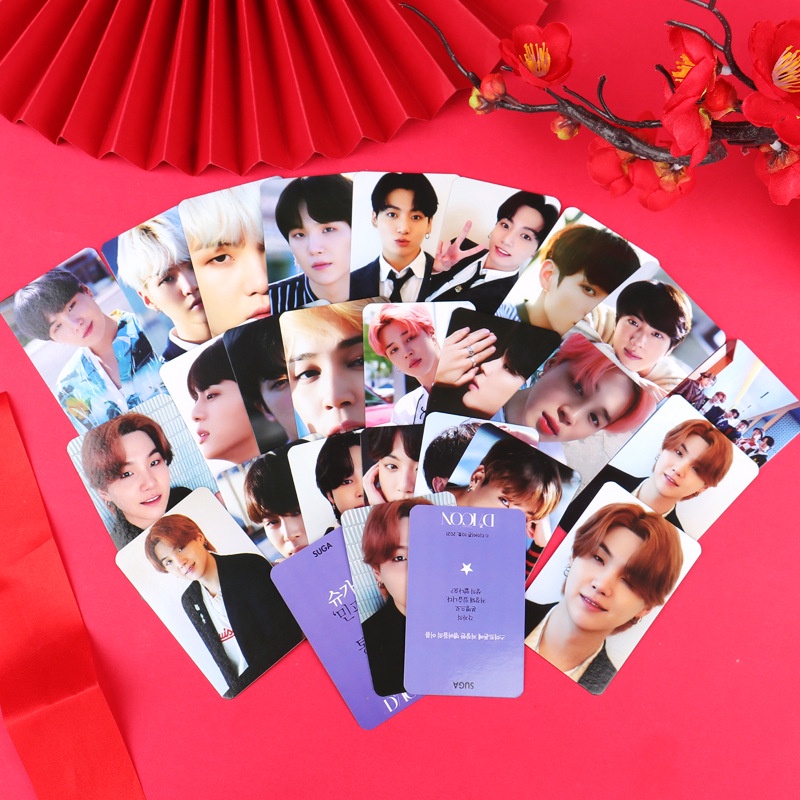 Mới Hộp Quà Tặng Thẻ Ảnh Lomo Hình Nhóm Nhạc BTS Bangtan Boys Dicon 101