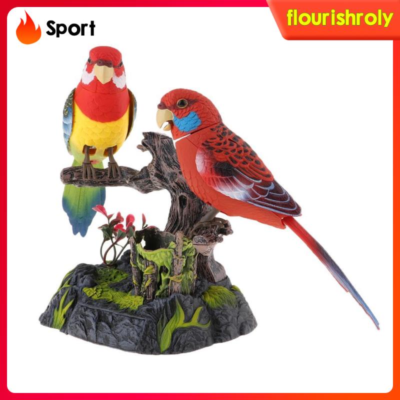 Đồ Chơi Điện Tử Biết Nói Cảm Ứng Giọng Nói Nhiều Màu Sắc Dành Cho Chim Vẹt